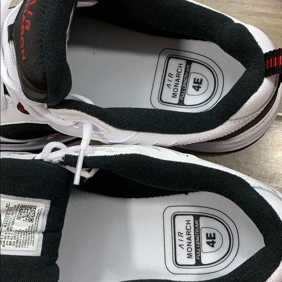 NIKE AIR MONARCH IV (4E) white/black Men’s - Picture 16 of 16